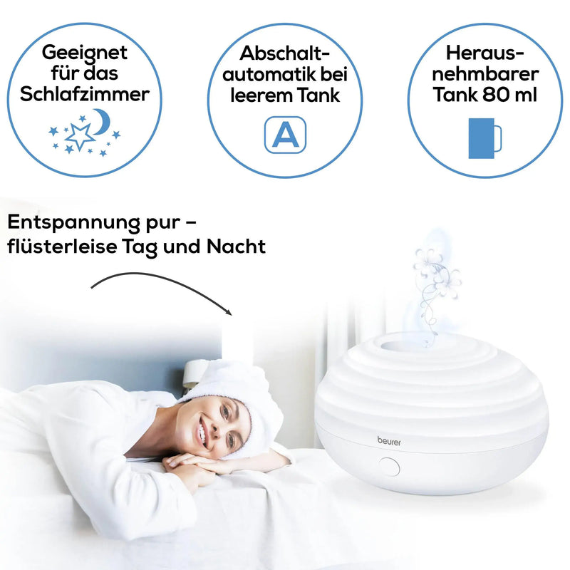 Mobiler Aroma-Diffuser Beurer LA 20 mit USB-Anschluss