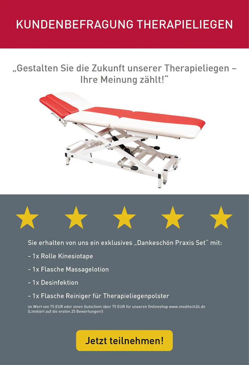 Kundenbefragung zu Therapieliegen