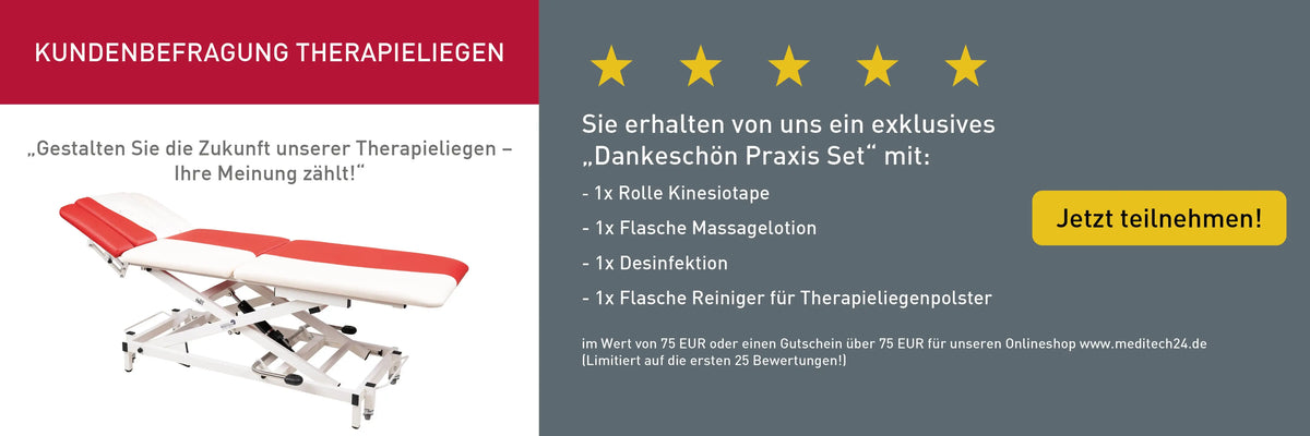 Kundenbefragung zu Therapieliegen