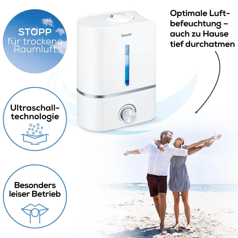 Ultraschall-Luftbefeuchter Beurer LB 45 für Aromatherapie