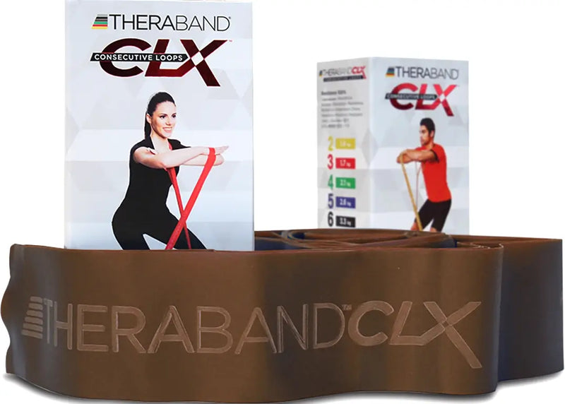 Powerband Thera-Band CLX für Fitness mit 11 Schlaufen