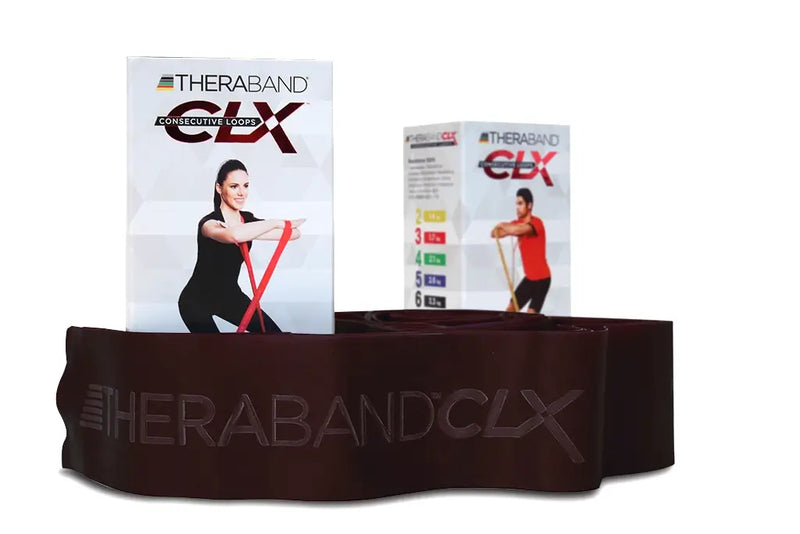 Powerband Thera-Band CLX für Fitness mit 11 Schlaufen